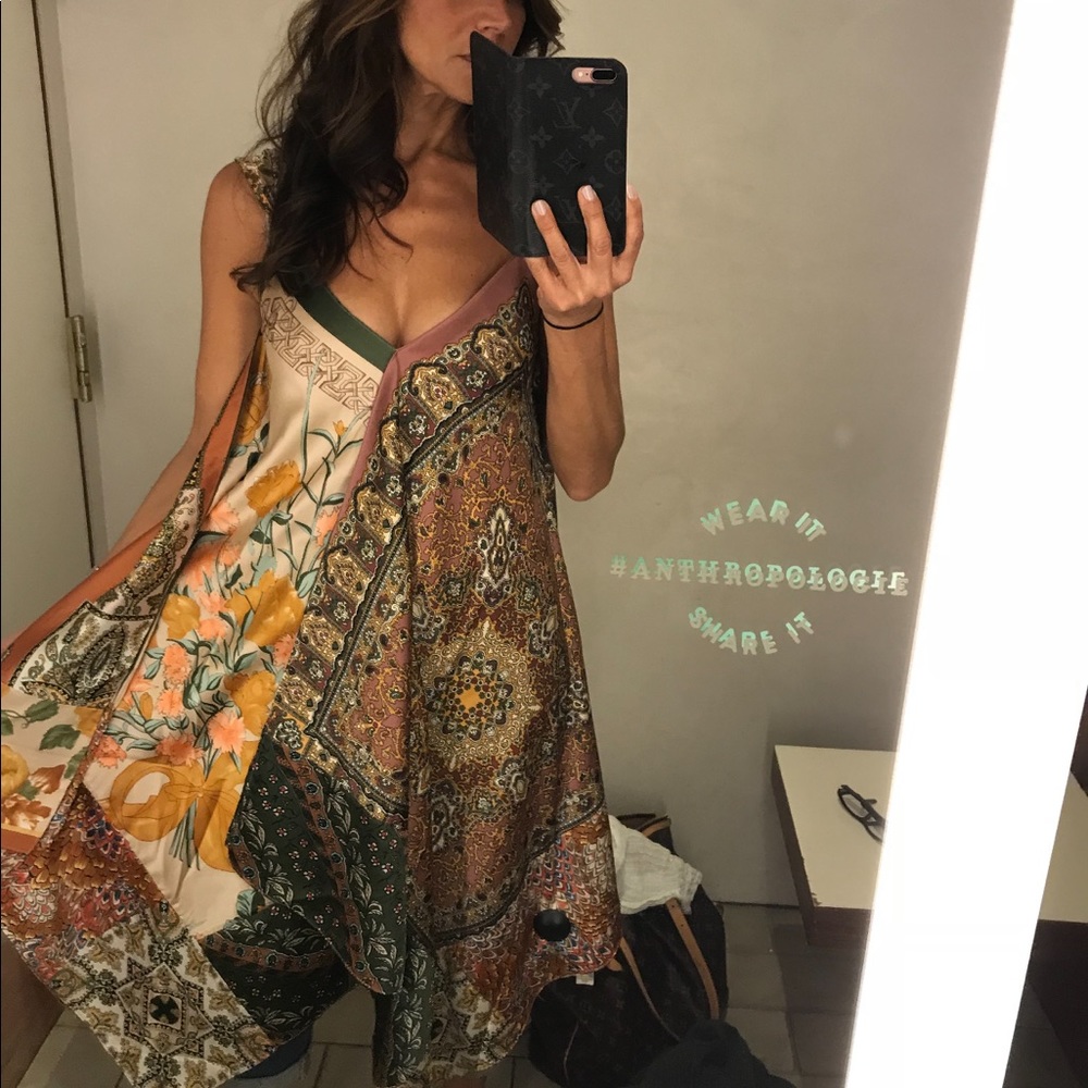 Anthropologie Tiny satin dress XS NWT - Picture 6 of 10